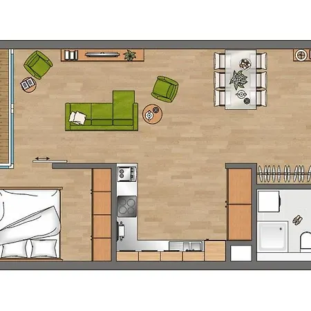 Dünenresort Dünenresort 135 Apartamento *